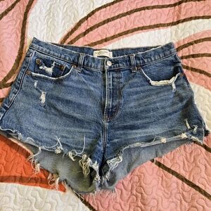 Abercrombie & Fitch Classic Blue Jean Shorts